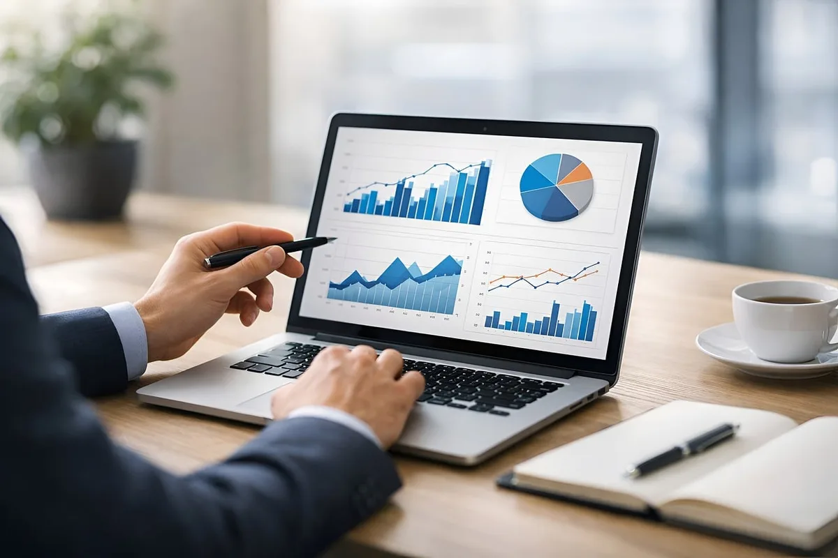 Écran d'ordinateur montrant un tableau de bord Ads Manager avec recommandations